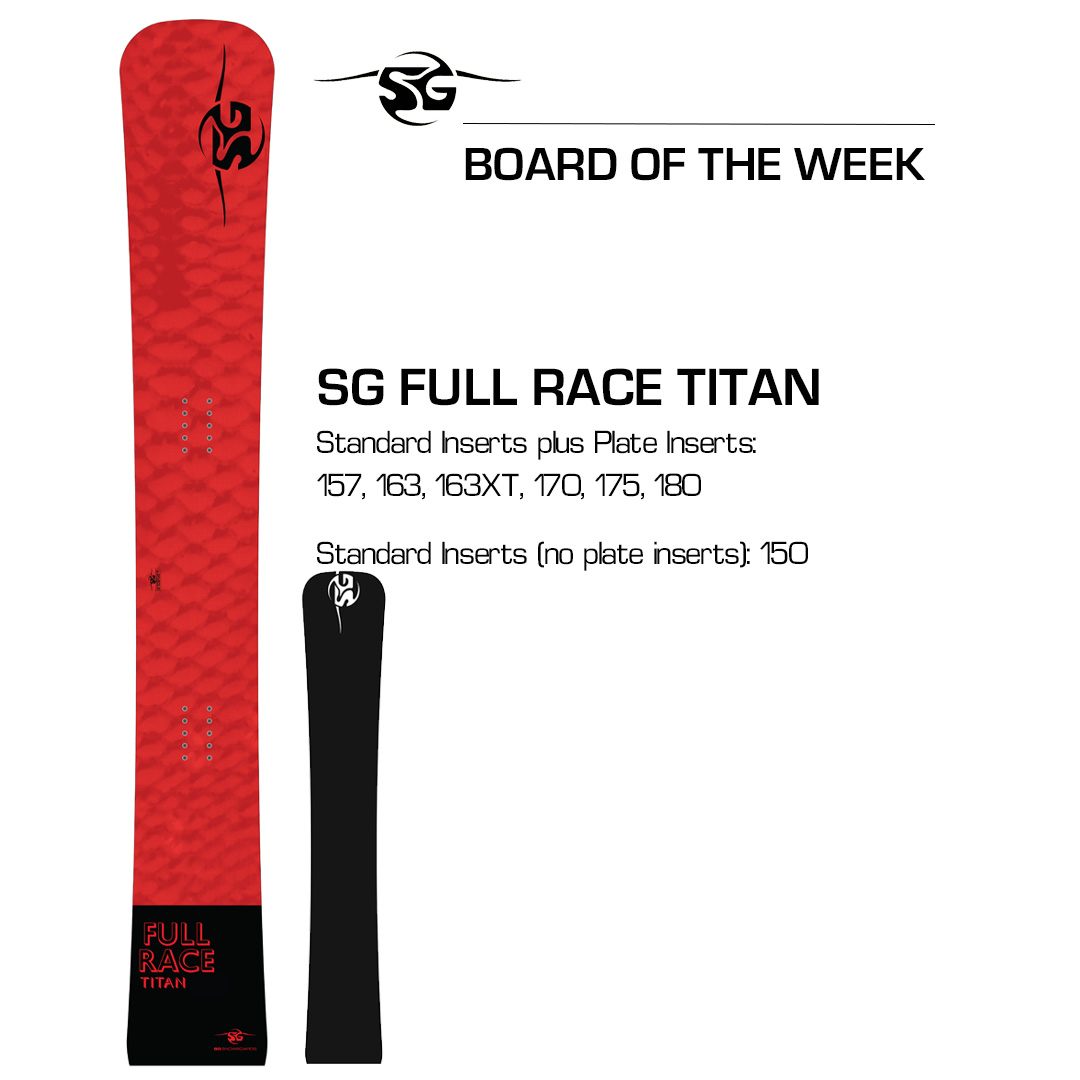 SG FULL RACE TITAN 2022|24 - SG Snowboards